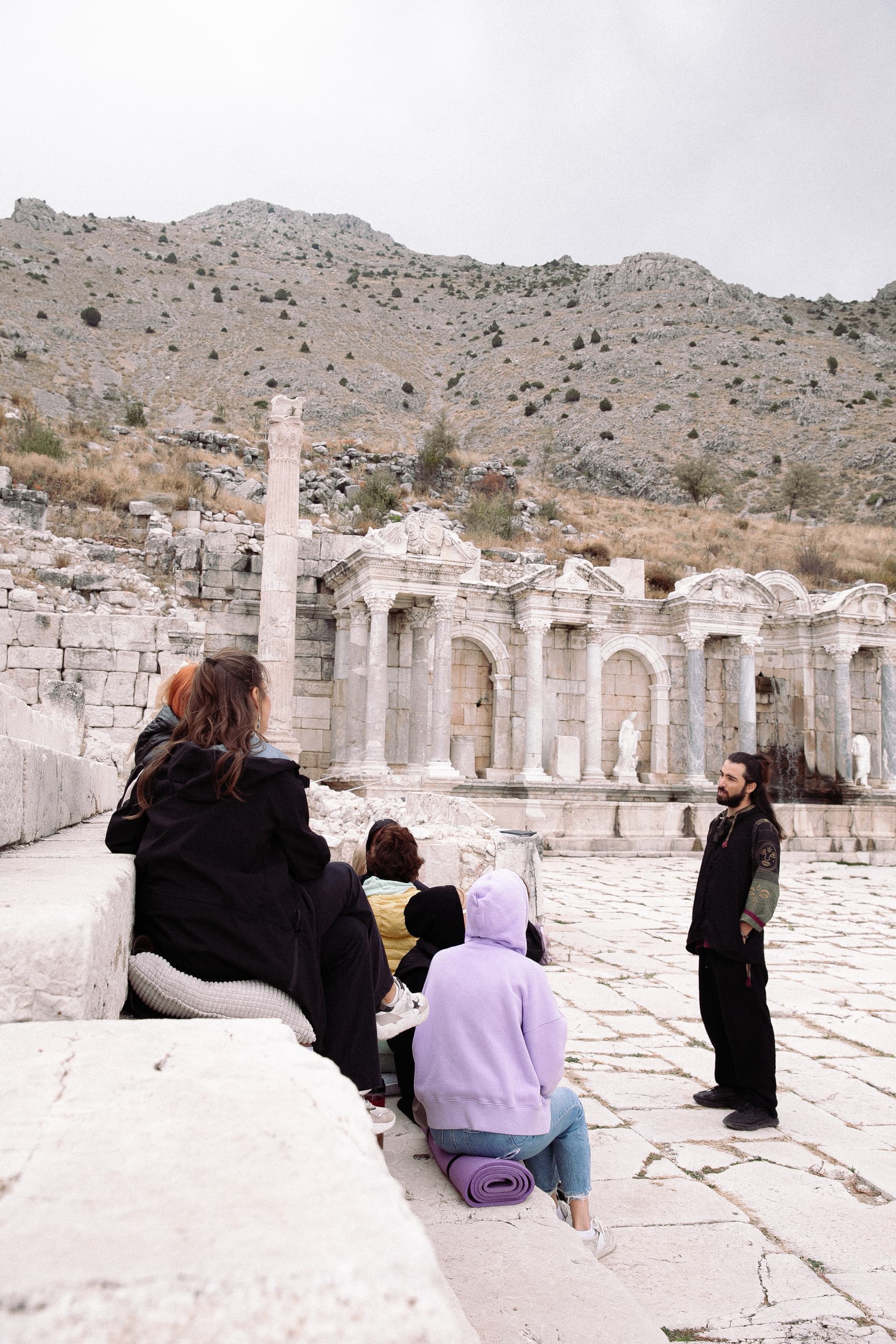 Antik kentte grup çalışması