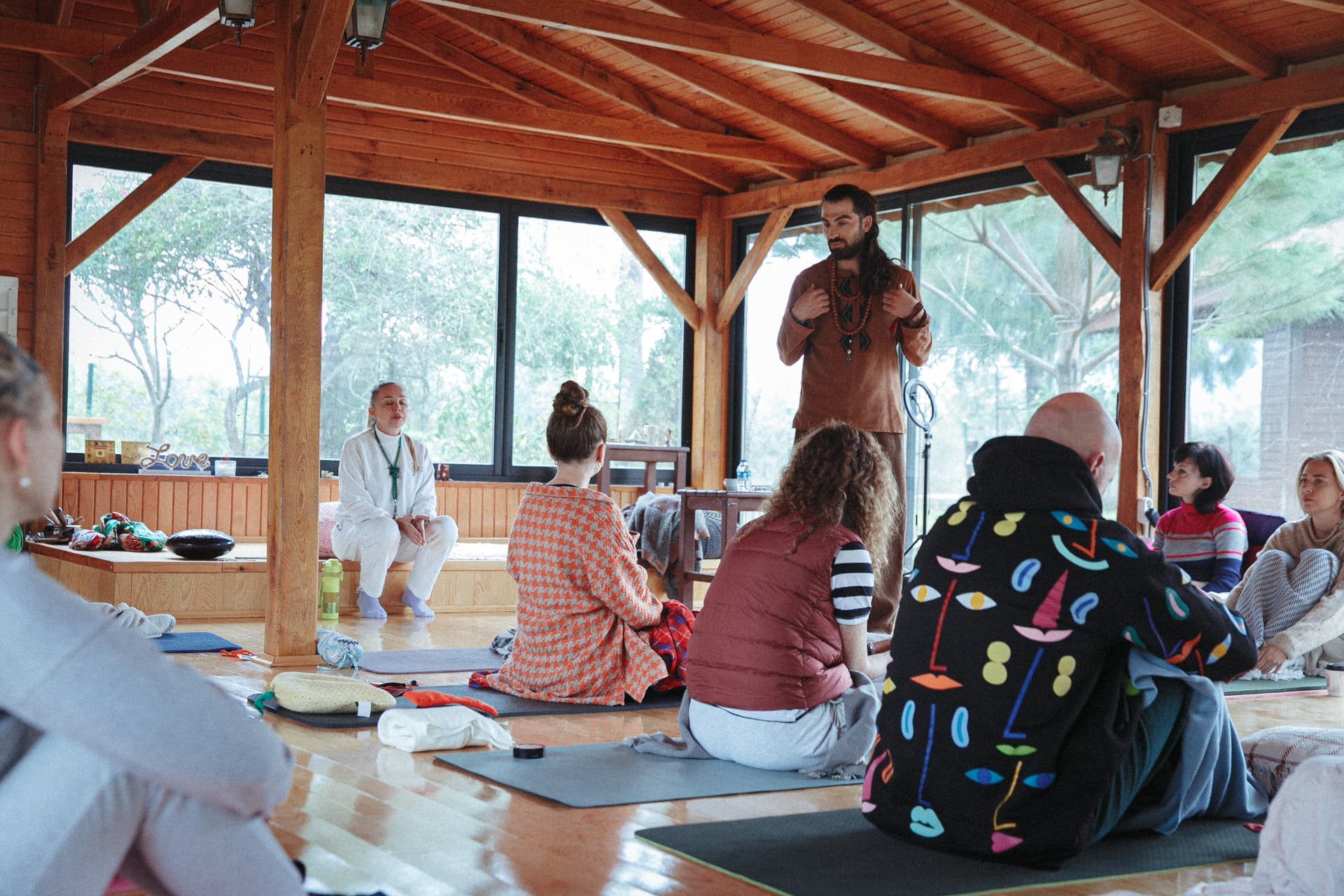 İç mekan nefes çalışması