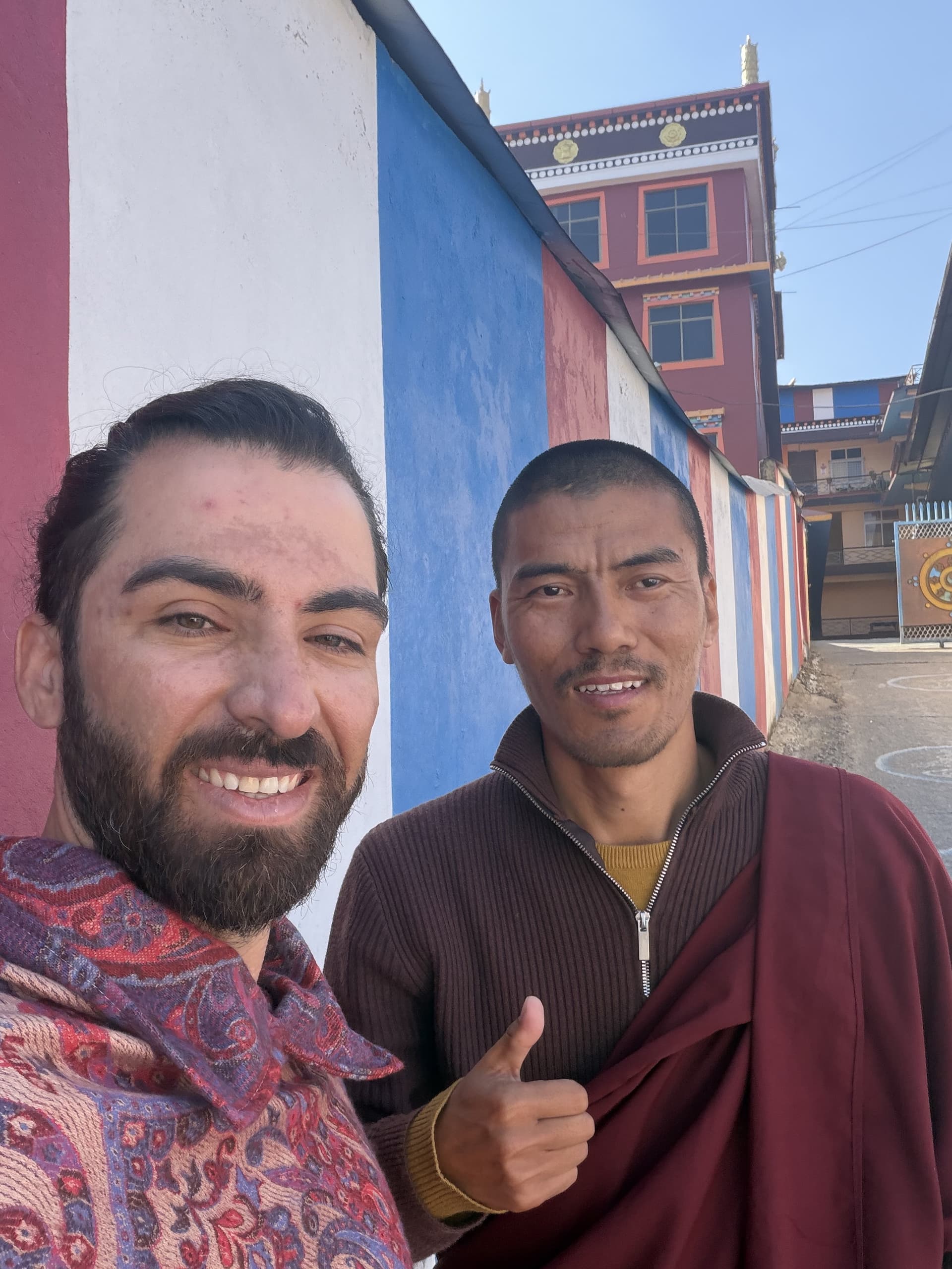 Budist keşiş ile buluşma