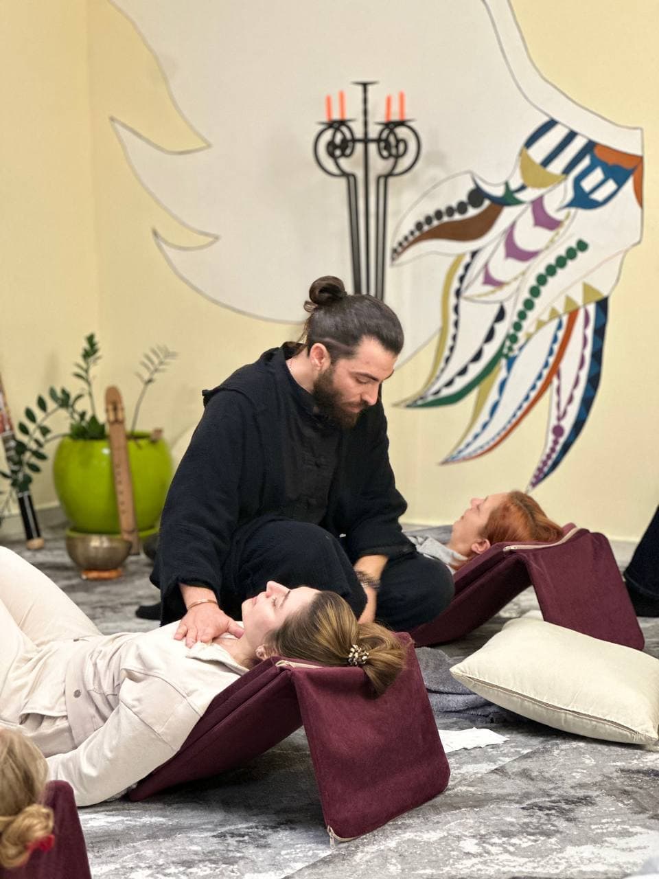 Nefes terapisi seansı